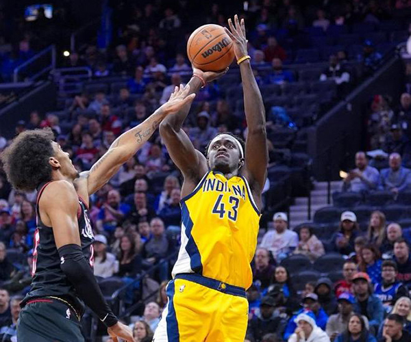 磨合见成效!76人115-105击败<a href=/halkan/lanqiuzhibo/pacers/ target=_blank class=infotextkey>步行者</a> 恩比德39分率队复仇